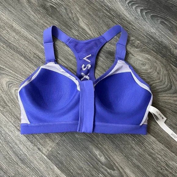 Victoria's Secret Knockout Front Close Sports Bra 34B High Support Molded Cup - Picture 5 of 6